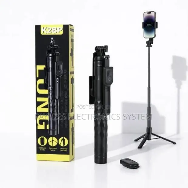 K28p Wireless Selfie Stick Tripod With Remote · Photo 1