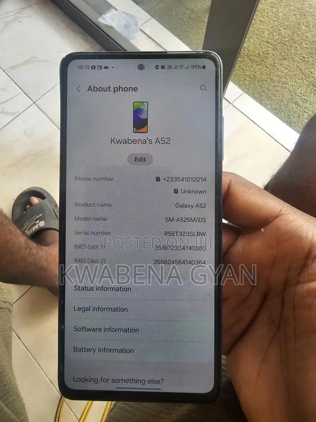 Samsung Galaxy A52 128 GB Blue · Photo 1