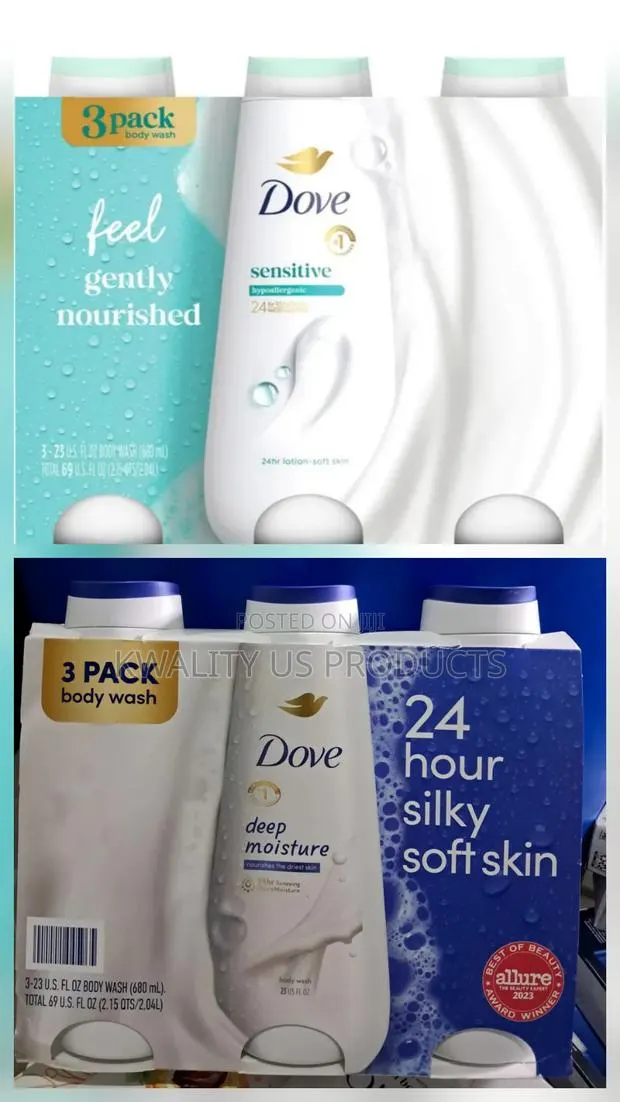 Dove Moisturizing Body Wash - 3 Pack · Photo 1