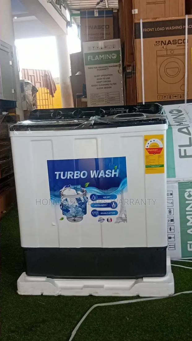 Flamino 12kg Washing Machine – Smart Laundry Solution for Homes · Photo 1