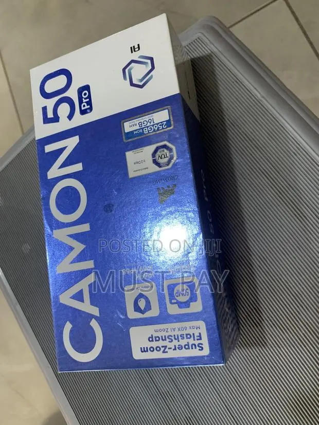 New Tecno Camon 50 Pro 256 GB Black · Photo 1