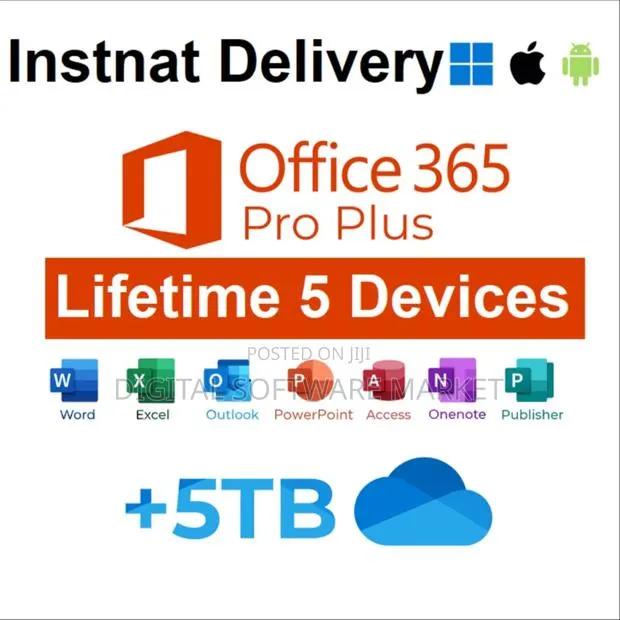 Office 365 Enterprise Lifetime (Custom Username)For Five Devices 5tb · Photo 1
