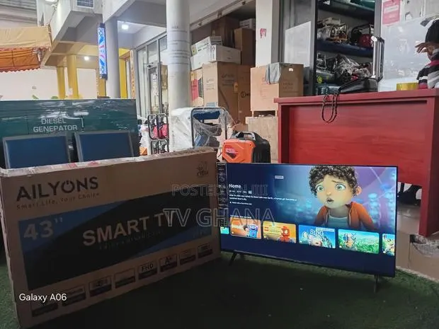 Ailyons 43′′ Smart TV – Premium Big Screen for Movies, Sports 43 TV · Photo 1