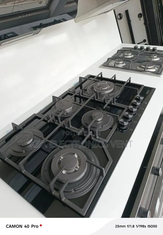 Luxell 90cm Castiron 5burner Inbuilt Cooker · Photo 1