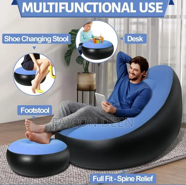 Seat Better ,Relax Longer With Our Inflatable Air Sofas + Free Pump · Photo 1