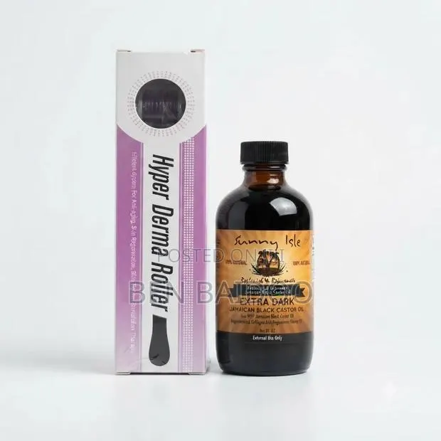 Castor Oil Derma Roller (Natural Hair Growth Combo) · Photo 1