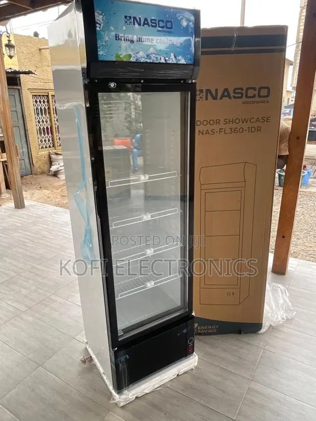 Nasco 298l Display Fridge Spacious Beverage Cooler · Photo 1