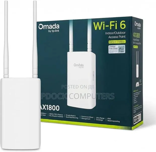 TPLink Omada WiFi 6 AX1800 Dual Band Access Point EAP603-Outdoor · Photo 1