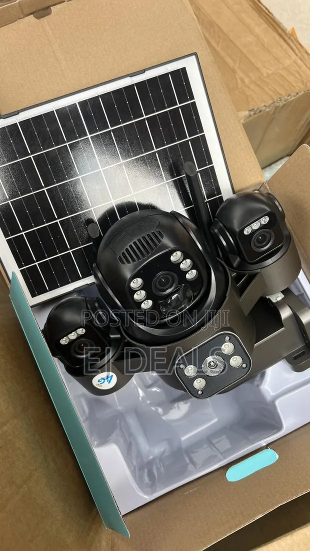 Solar CCTV Camera 4G With Two Way Communication and App Compatible · Photo 1