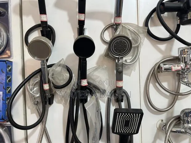 Telephone Shower Black/Silver Colour · Photo 1