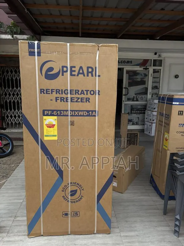 Quality Chilling Pearl PF-613MDIXWD-1A Side by Side Fridge(Gray) · Photo 1