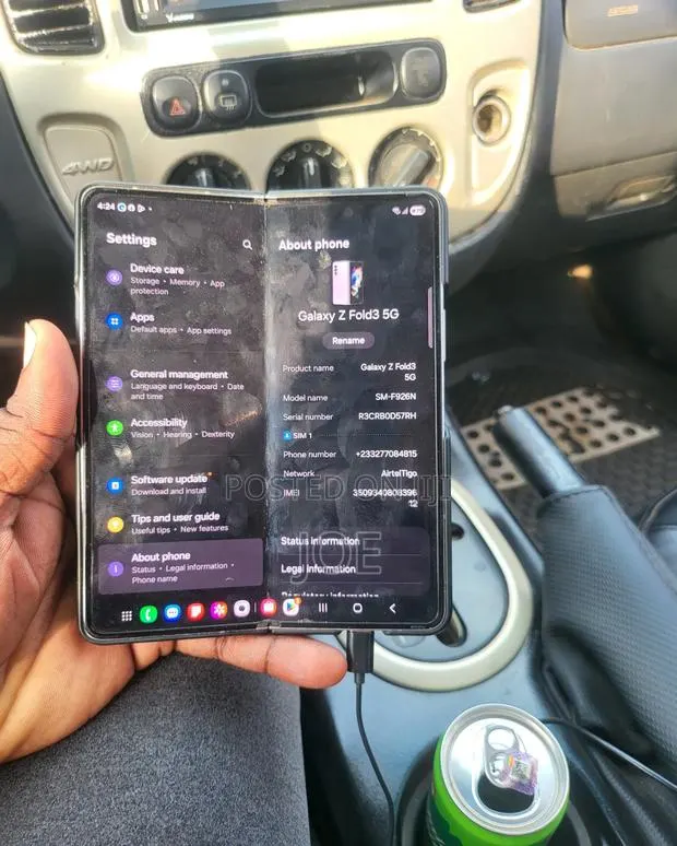 Samsung Galaxy Z Fold 3 256 GB Silver · Photo 1