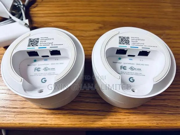 Google WiFi AC-1304 Dual-Band Mesh Router - 2 Pack. 1200mps/3000sqft · Photo 1