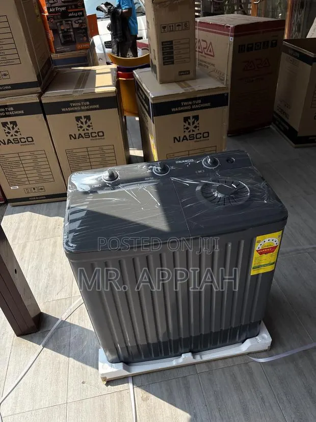 Shop Nasco Semi-Automatic Twin Tub Washing Machine(Gray). · Photo 1