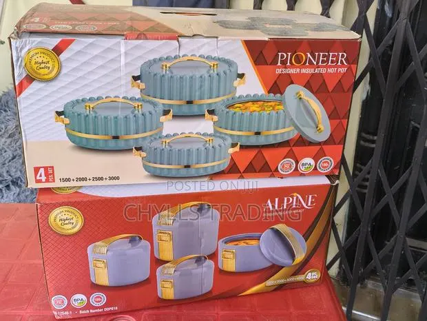 Food Warmer - Insulated Hot Pot Set – 4 Pieces · Photo 1