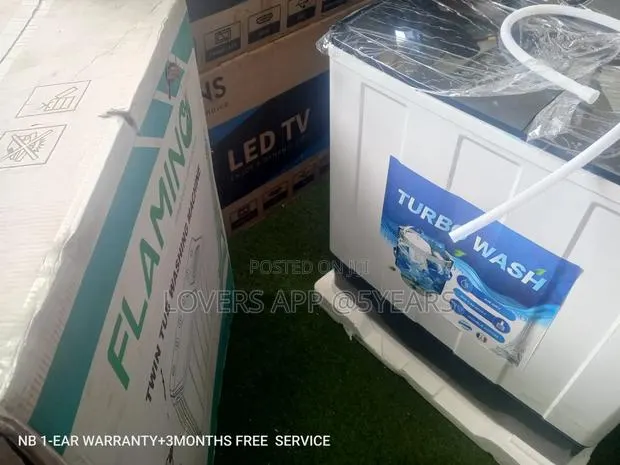 Flamino 12kg Washing Machine ,Powerful Cleaning for Big Loads. · Photo 1