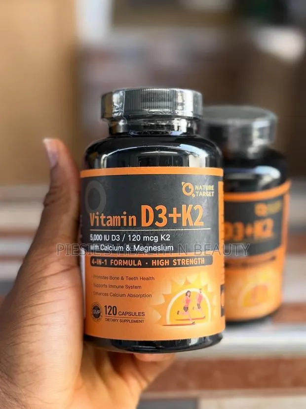 Nature Target Vitamin D3 With Calcium Magnesium,4in1 Formula,120s · Photo 1
