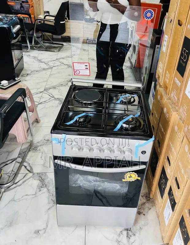 Classic Volcano Freestanding 3 Gas With 1 Electric Burner · Photo 1