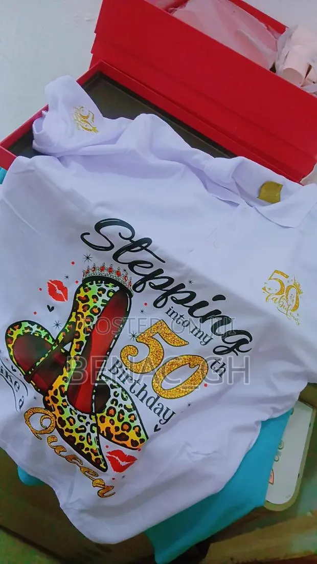 Custom Birthday Celebration Polo Shirt-Personalized Anniversary Outfit · Photo 1