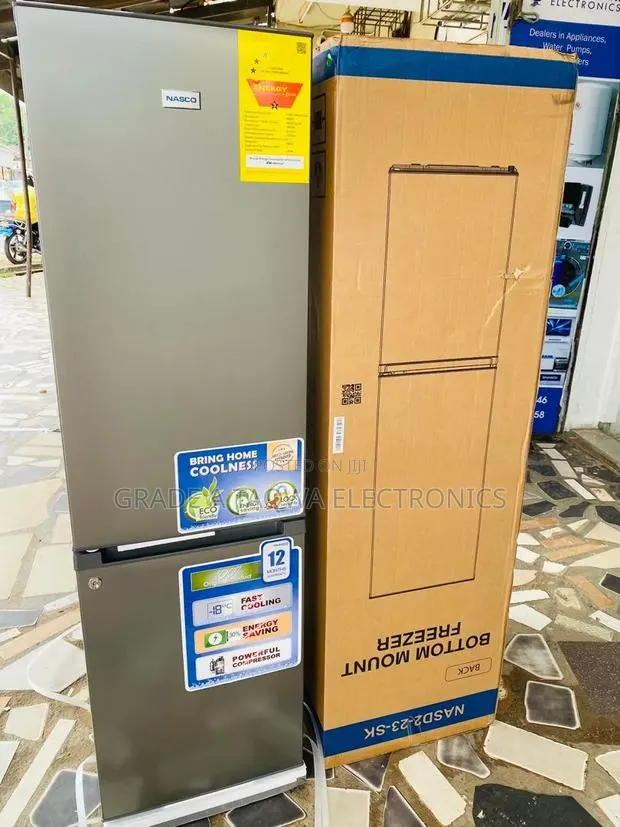 Efficient Cooling Nasco 170L Bottom Mount Refrigerator · Photo 1