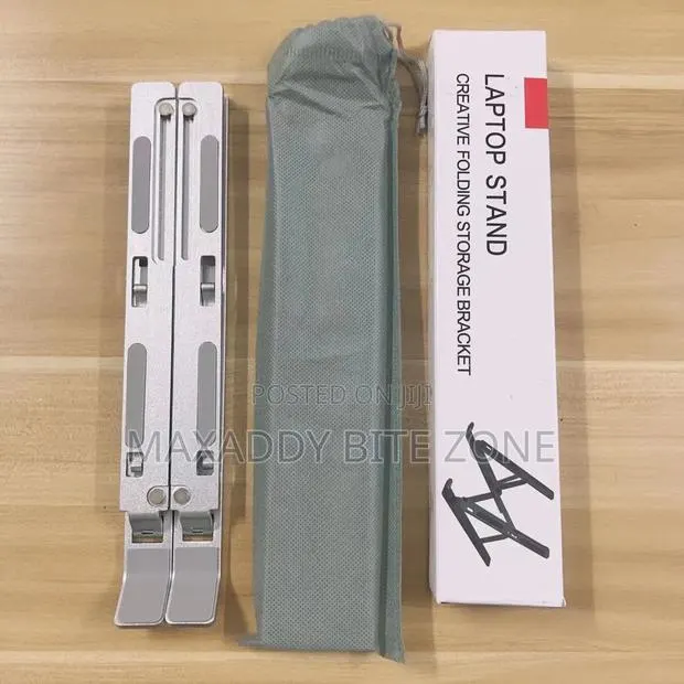 Aluminum Alloy Laptop Holder Stand Adjustable Foldable · Photo 1