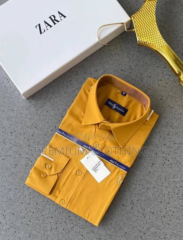 Plain Long Sleeves Office Shirts for Men · Photo 1