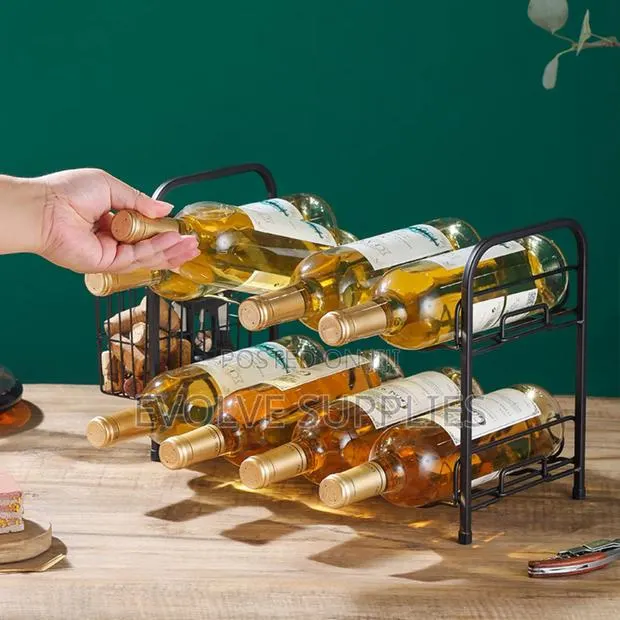 2 Layers Multifunctional Wine Rack ( Tabletop) · Photo 1