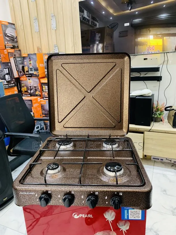 Text Us Fir Your Table Top Brown Gas Cooker Volcano 4burner · Photo 1