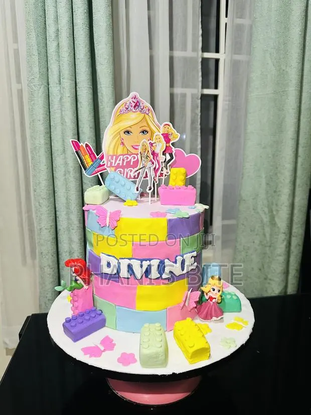 Fondant Size 8 Three Layers Very Colorful