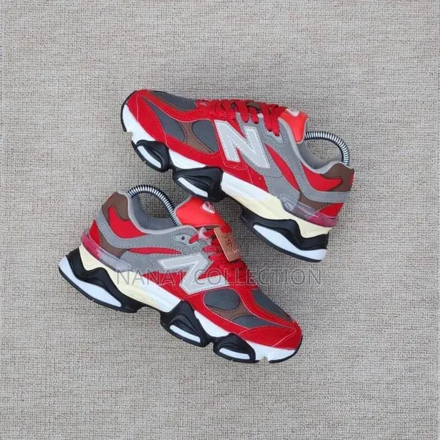 New Balance 9060 “Red/Gray Colorway Sneakers · Photo 1