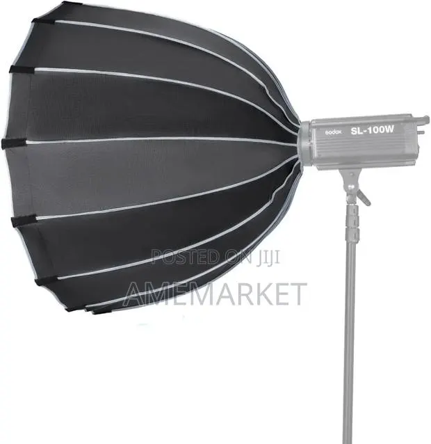 120cm Portable Quick-Setup Deep Mouth Parabolic Softbox – Bowens Mount · Photo 1