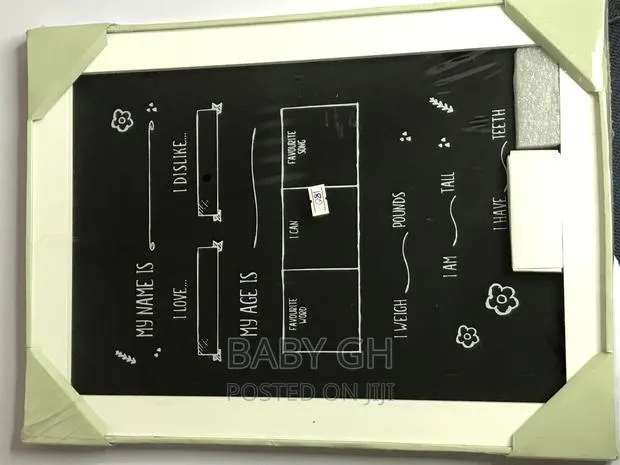 Baby Milestone Chalkboard.Erasable and Reusable Chalkboard · Photo 1
