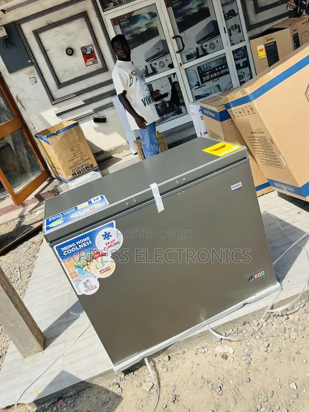 Best Buy for Less 200l Chest Freezer Single Nasco Grey Color · Photo 1