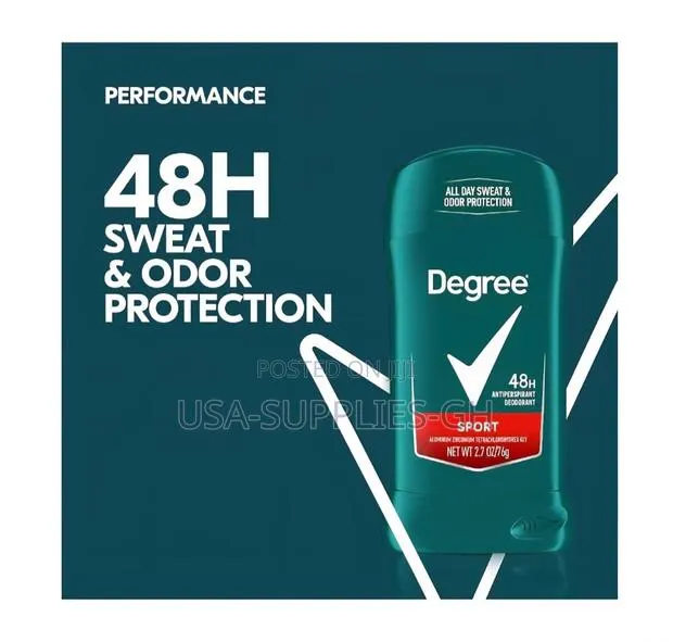 Men's Degree 48-Hour Antiperspirant Deodorant Sport 2.7 Oz From USA · Photo 1