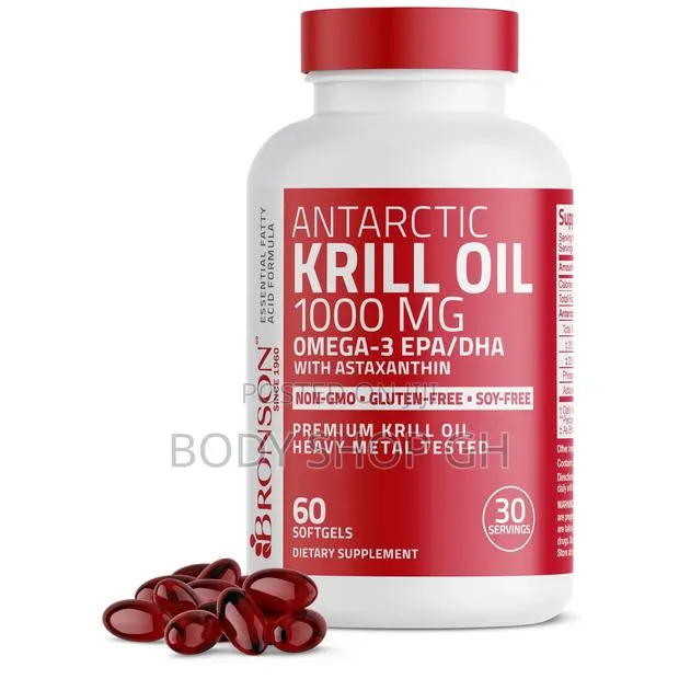 Bronson Antarctic Krill Oil 1000 Mg + Omega-3s and Phospholipids · Photo 1