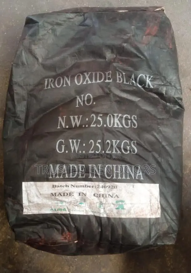 Black Iron Oxide Color Pigment for Flooring Works · Photo 1