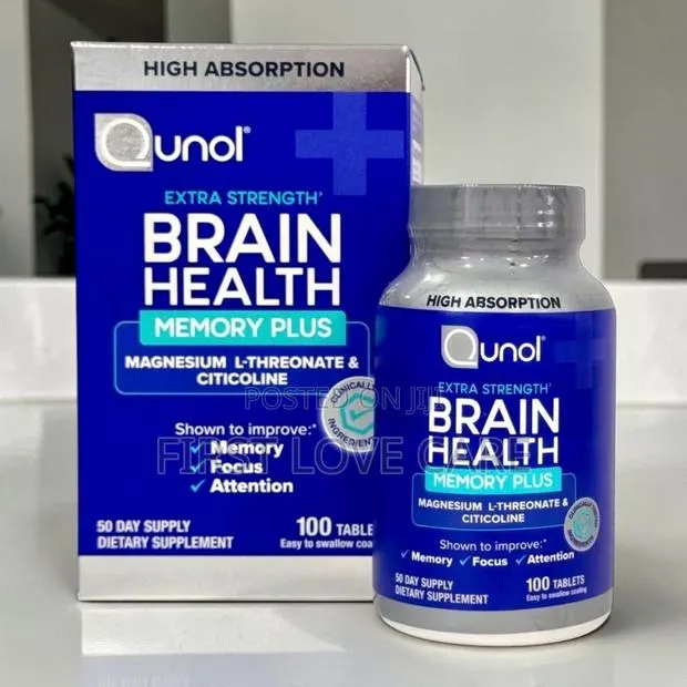 Qunol Brain Health Memory Plus With B6, Magnesium L- · Photo 1