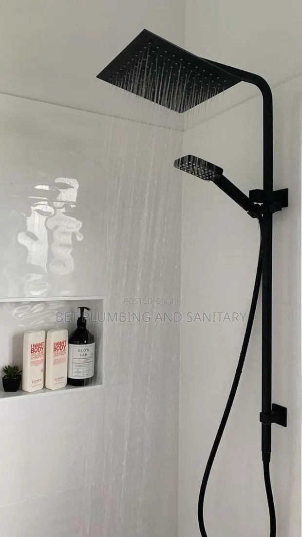 3in1 Black Shower_bathroom Shower_complete · Photo 1