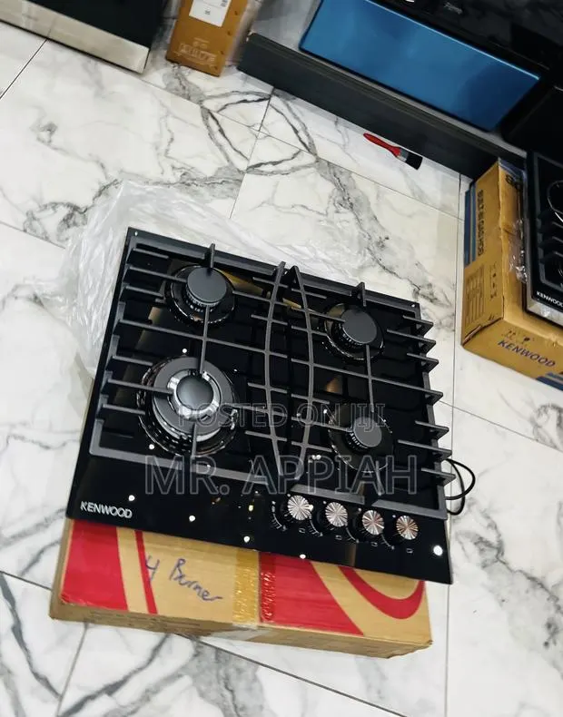 Extremely Affordable Kenwood 60cm 4 Gas Hob(Black)Tempered Glass · Photo 1