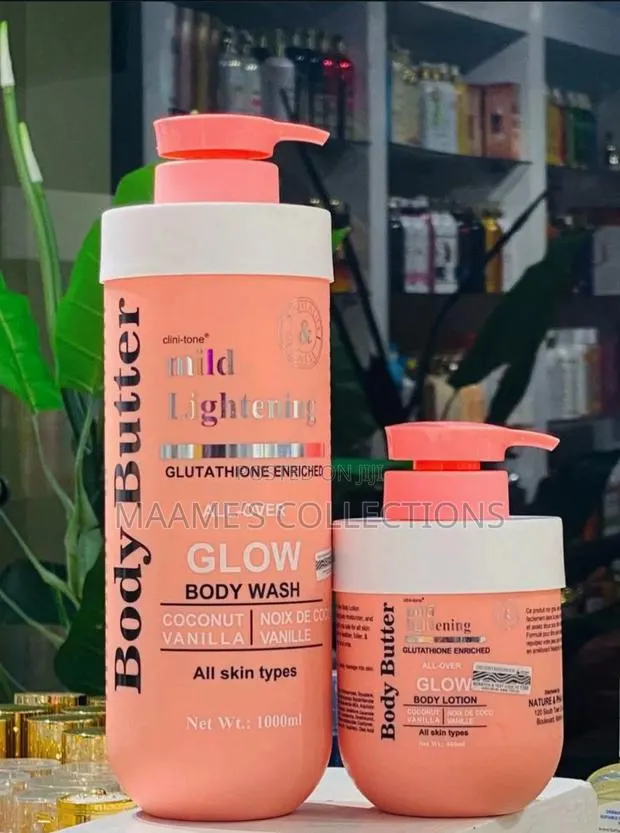Clini-Tone All-Over Glow Mild Lightening Body Lotion and Body Wash · Photo 1