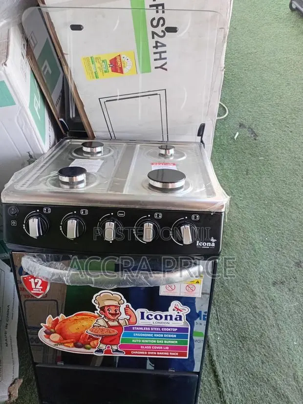 Icona 4 Burner Kitchen Cooker Brand New · Photo 1