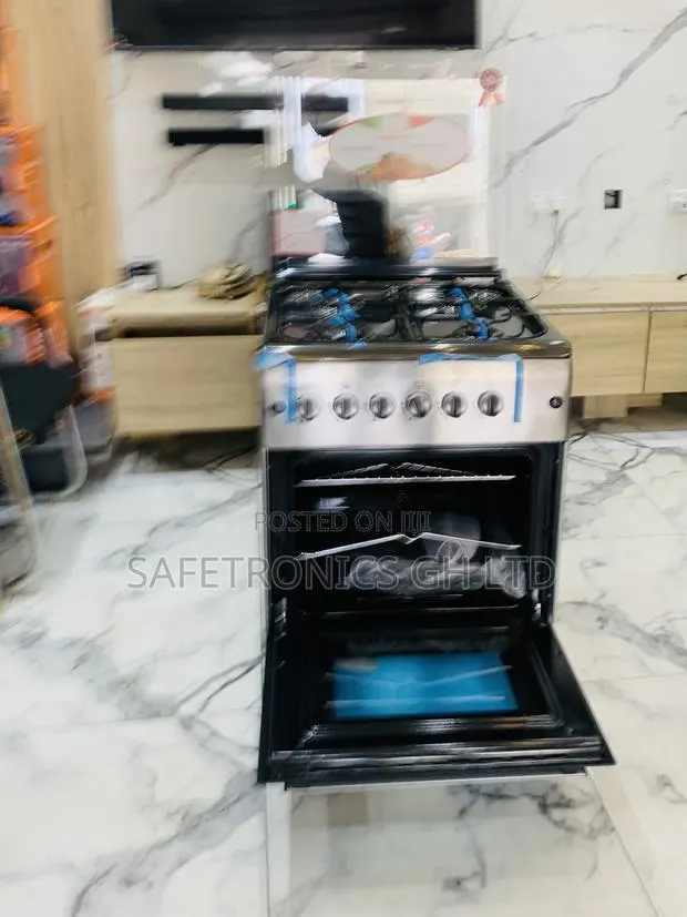 Kindly Check Ferre 60x60 4-Burner Gas Cooker With Auto Ignition in Red · Photo 1