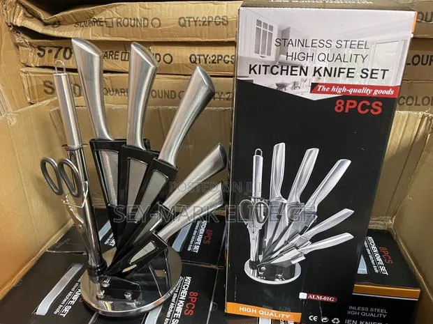 8pcs High Quality Stainless Steel Knife Set · Photo 1