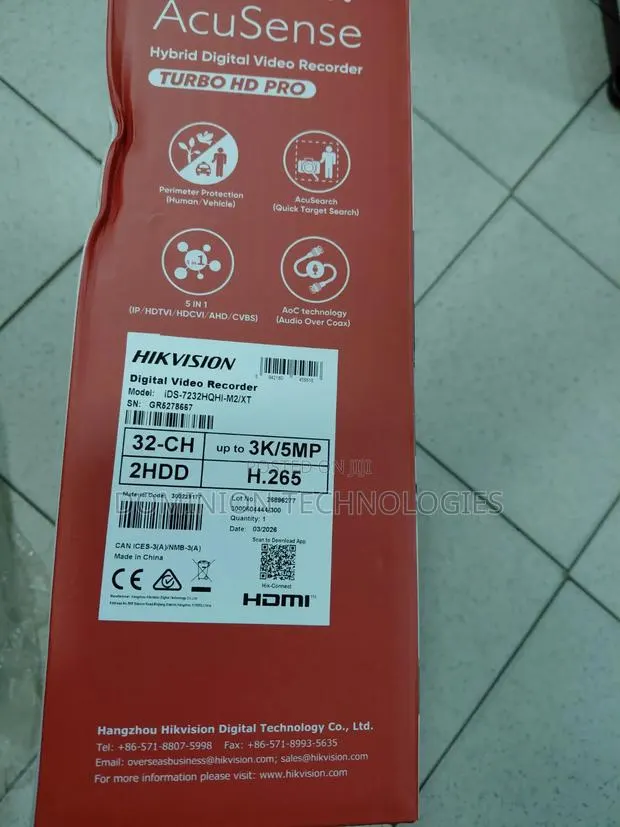 Hikvision Ids-7232hqhi-M2/Xt 32ch Acusense DVR /5mp · Photo 1