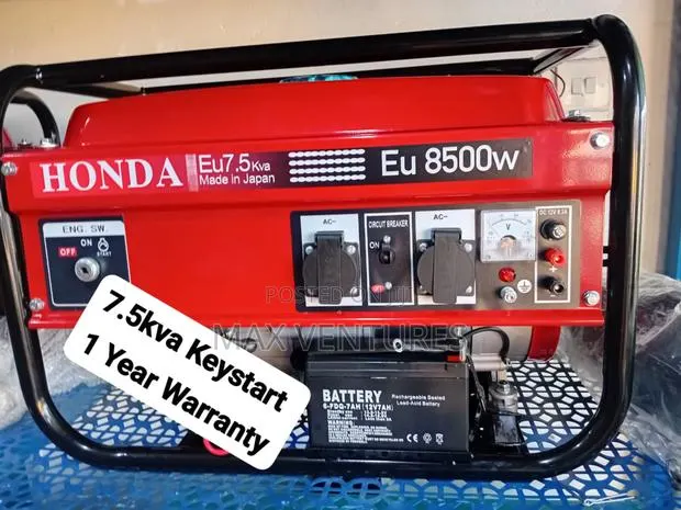 Honda Honda 7.5kva 8500watts Ultra Power Supply for Home · Photo 1