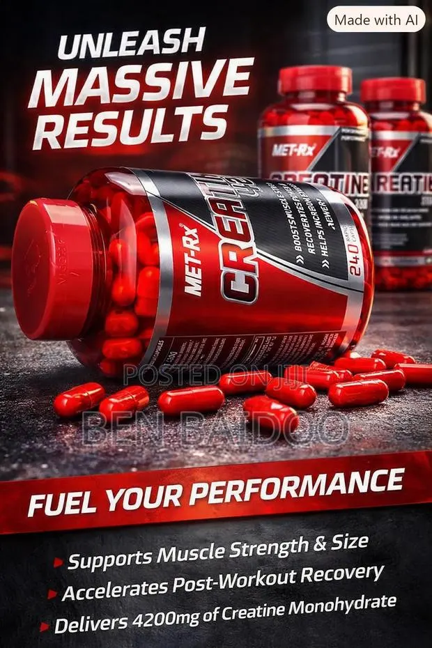 Met-Rx Creatine Capsules (Massive Results) · Photo 1