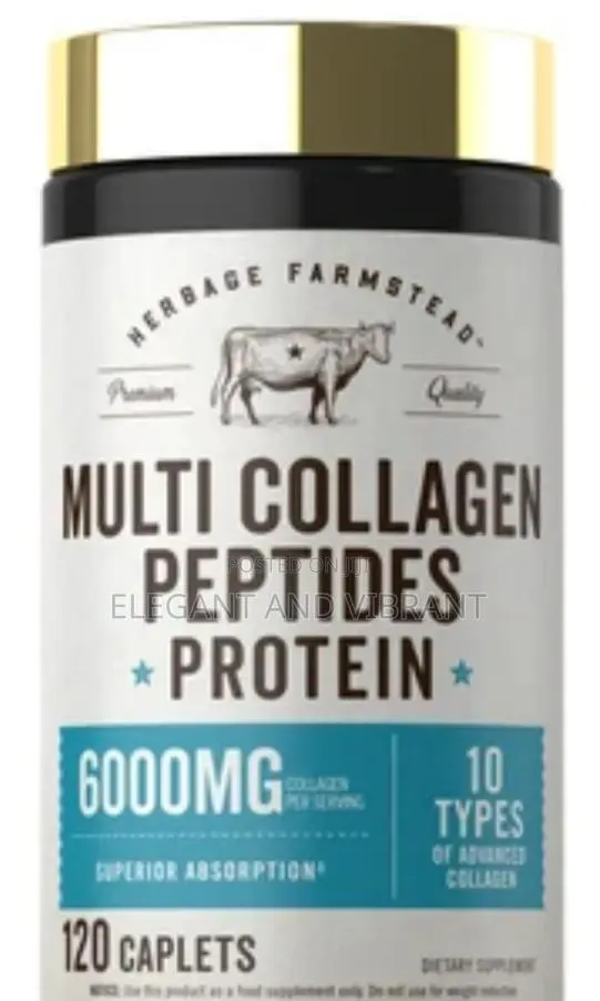 Multi Collagen Peptides 6000mg | 120 Caplets · Photo 1