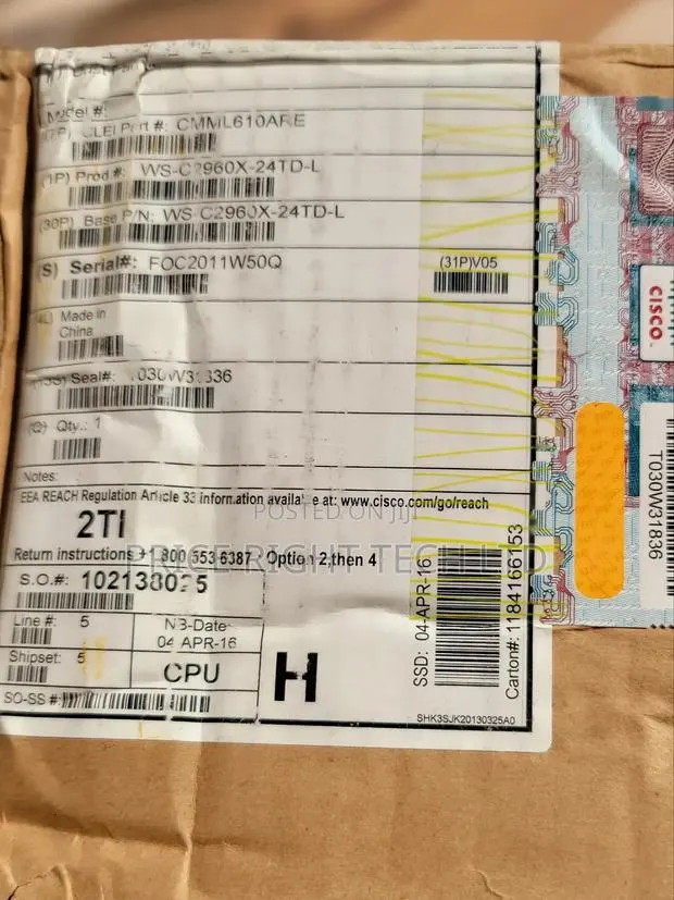 Brand New Cisco Catalyst Ws- C2960x-24td-L · Photo 1