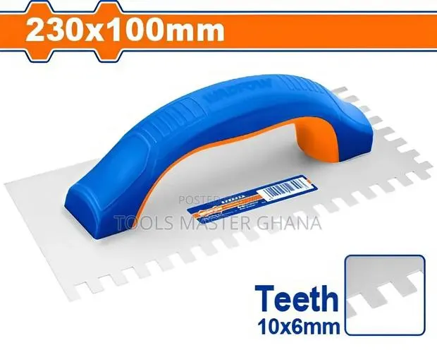 Plastering Trowel With Teeth # Wpe4923 · Photo 1
