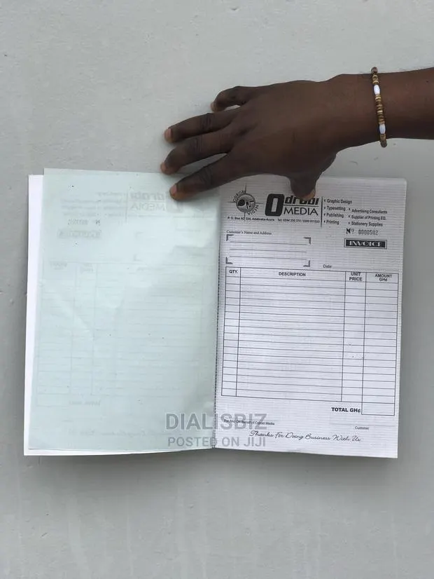 Customized Receipt Invoice · Photo 1